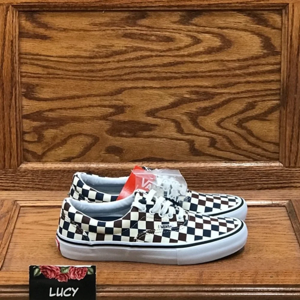 Vans Era‎ Pro Multi Checkerboard Dress Blue Shoes